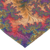 Trippy Heldere Schitterende Vertakkende Abstracte Korte Tafelloper (Hoek)