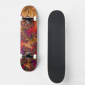 Trippy Heldere Schitterende Vertakkende Abstracte Persoonlijk Skateboard (Voorkant)