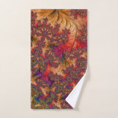 Trippy Heldere Verbluffende Vertakkende Abstracte Bad Handdoek (Handdoek)