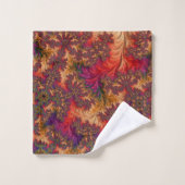 Trippy Heldere Verbluffende Vertakkende Abstracte Bad Handdoek (Wasdoekje)