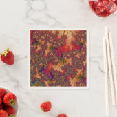 Trippy Heldere Verbluffende Vertakkende Abstracte Servet (Insitu)