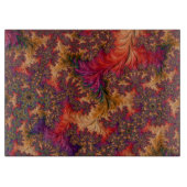 Trippy Heldere Verbluffende Vertakkende Abstracte  Snijplank (Voorkant)