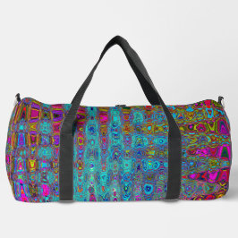 Trippy Hemelblauw Abstract Retro Atoomgolven Plunjezak