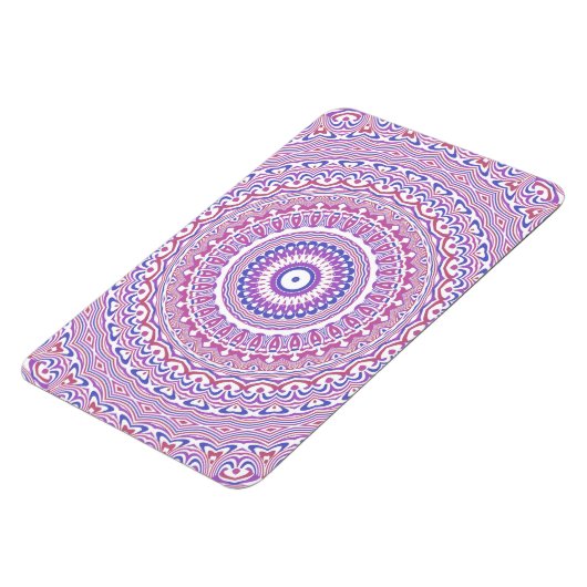 Trippy Hippie Boho Groovy Bohemian Kaleidoscoop Magneet (Linkerzijde)