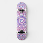 Trippy Hippie Boho Groovy Bohemian Kaleidoscoop Persoonlijk Skateboard (Voorkant)