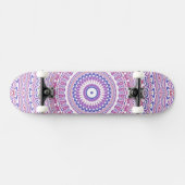 Trippy Hippie Boho Groovy Bohemian Kaleidoscoop Persoonlijk Skateboard (Horizontaal)