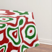 Trippy Hippie Groovy Boho Funky Kerst Mandala Tafelkleed (Voorbeeld)