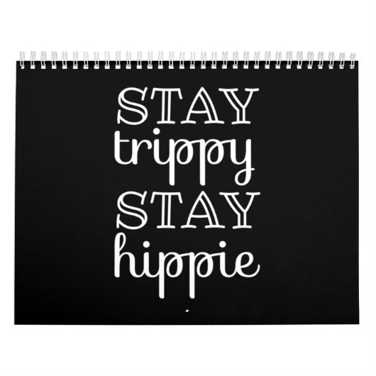 Trippy hippie kalender (Hoes)