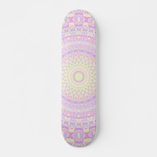 Trippy Hippie Mandala  Persoonlijk Skateboard (Voorkant)