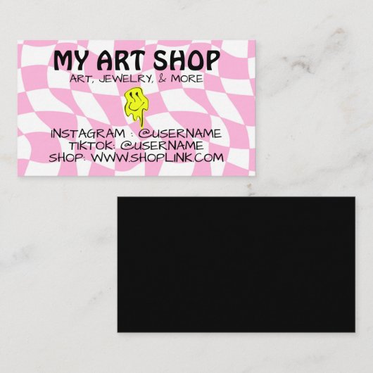 Trippy Hippie Visitekaartje (Voorkant / Achterkant)