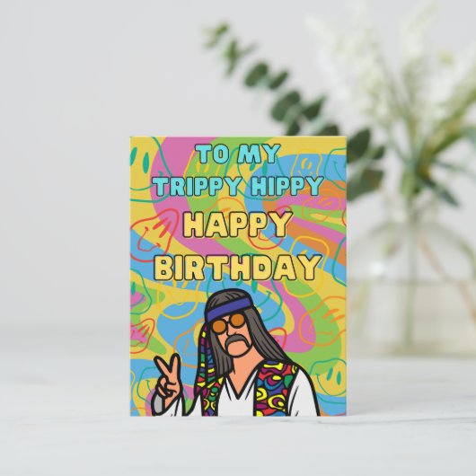 TRIPPY HIPPY BIRTHDAY (Staand voorkant)