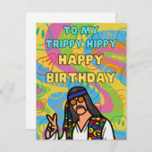 TRIPPY HIPPY BIRTHDAY (Voorkant / Achterkant)