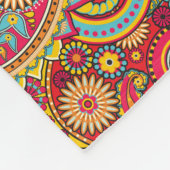 Trippy Hippy Paisley Fleece Blanket (Hoek)