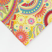 Trippy Hippy Paisley Fleece Deken (Hoek)