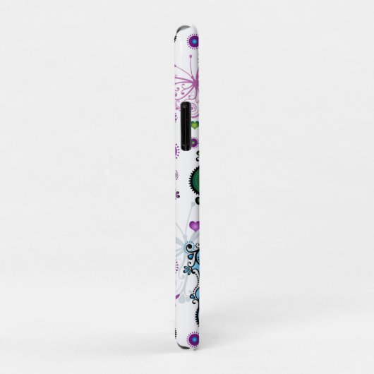 Trippy Hippy Retro Butterfly Case-Mate iPhone Case (Achterkant/rechts)