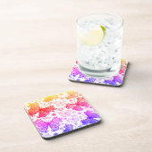 Trippy Hippy Retro Paisley Bier Onderzetter (Rechterzijde)