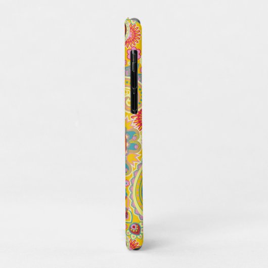 Trippy Hippy Retro Paisley Case-Mate iPhone Case (Achterkant/links)