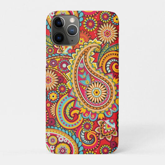 Trippy Hippy Retro Paisley Case-Mate iPhone Case (Achterkant)