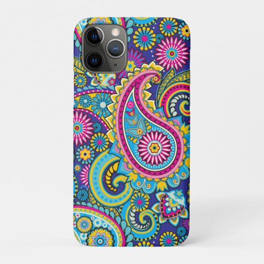 Trippy Hippy Retro Paisley Case-Mate iPhone Case (Achterkant)