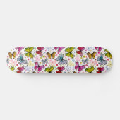 Trippy Hippy Retro Paisley Persoonlijk Skateboard (Horizontaal)