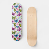 Trippy Hippy Retro Paisley Persoonlijk Skateboard (Voorkant)