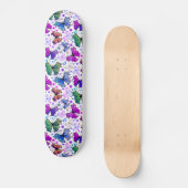 Trippy Hippy Retro Paisley Persoonlijk Skateboard (Voorkant)