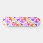 Trippy Hippy Retro Paisley Persoonlijk Skateboard (Horizontaal)