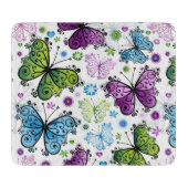 Trippy Hippy Retro Paisley Snijplank (Voorkant)