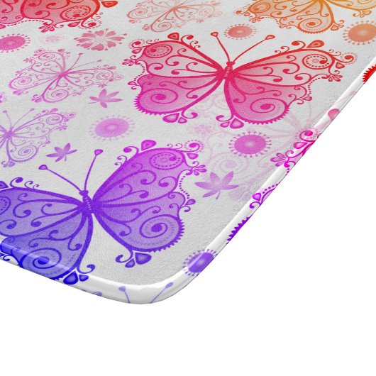 Trippy Hippy Retro Paisley Snijplank (Hoek)