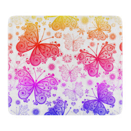 Trippy Hippy Retro Paisley Snijplank