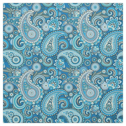 Trippy Hippy Retro Paisley Stof (Swatch)