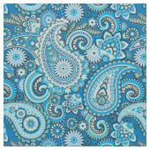 Trippy Hippy Retro Paisley Stof (Close Up)