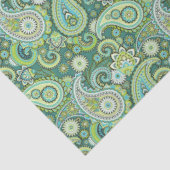 Trippy Hippy Retro Paisley Tissuepapier (Detail)