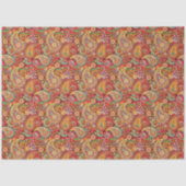 Trippy Hippy Retro Paisley Tissuepapier (Voorkant)