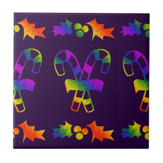 Trippy Holly Canes Tegeltje (Voorkant)