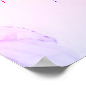 Trippy Horror Regenboog Kleuren Poster (Hoek)