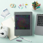 Trippy Hot Pink Abstract Retro Liquid Swirl Sticker (iPad Cover)