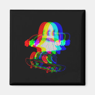 Trippy House Muziek Spook Halloween Techno Rave Sk Magneet