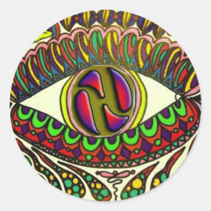 Trippy Hydro Ronde Sticker