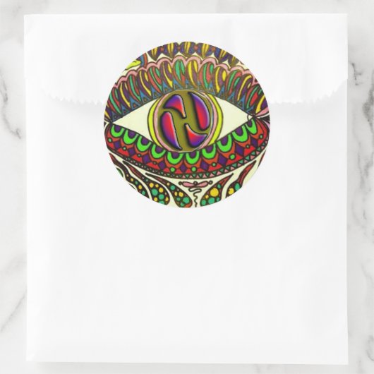 Trippy Hydro Ronde Sticker (Tas)