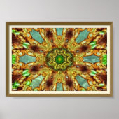 Trippy Keleidoscopisch Poster (Voorkant)