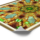 Trippy Keleidoscopisch Poster (Hoek)