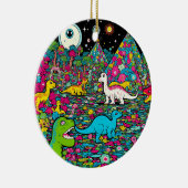 Trippy Keramisch Ornament (Rechts)