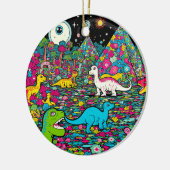 Trippy Keramisch Ornament (Links)