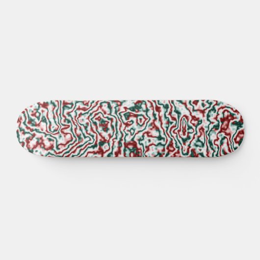 Trippy Kerstmis Persoonlijk Skateboard (Horizontaal)