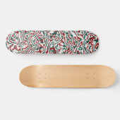Trippy Kerstmis Persoonlijk Skateboard (Horizontaal)