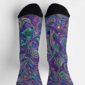 Trippy Kleurrijke 3D Krullen Sokken (Top)