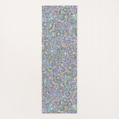 Trippy Kleurrijke Blob Yogamat (Achterkant)