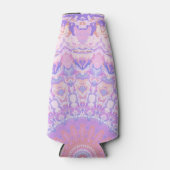 Trippy kleurrijke ingewikkelde boho hippie mandala flesjeskoeler (Voorkant)