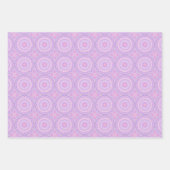 Trippy kleurrijke ingewikkelde boho hippie mandala inpakpapier vel (Voorkant 3)